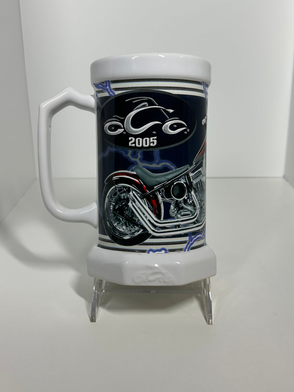Orange County Choppers 2005 ceramic mug bottom mark Houston Harvest Item 1771